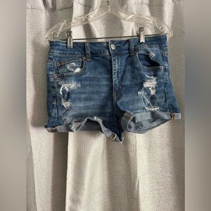 american eagle denim shorts